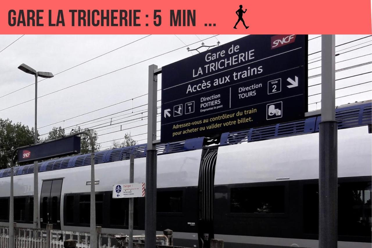 Appartement Entier Meuble A Beaumont Proche Futuroscope Et Poitiers Technopole Ngoại thất bức ảnh