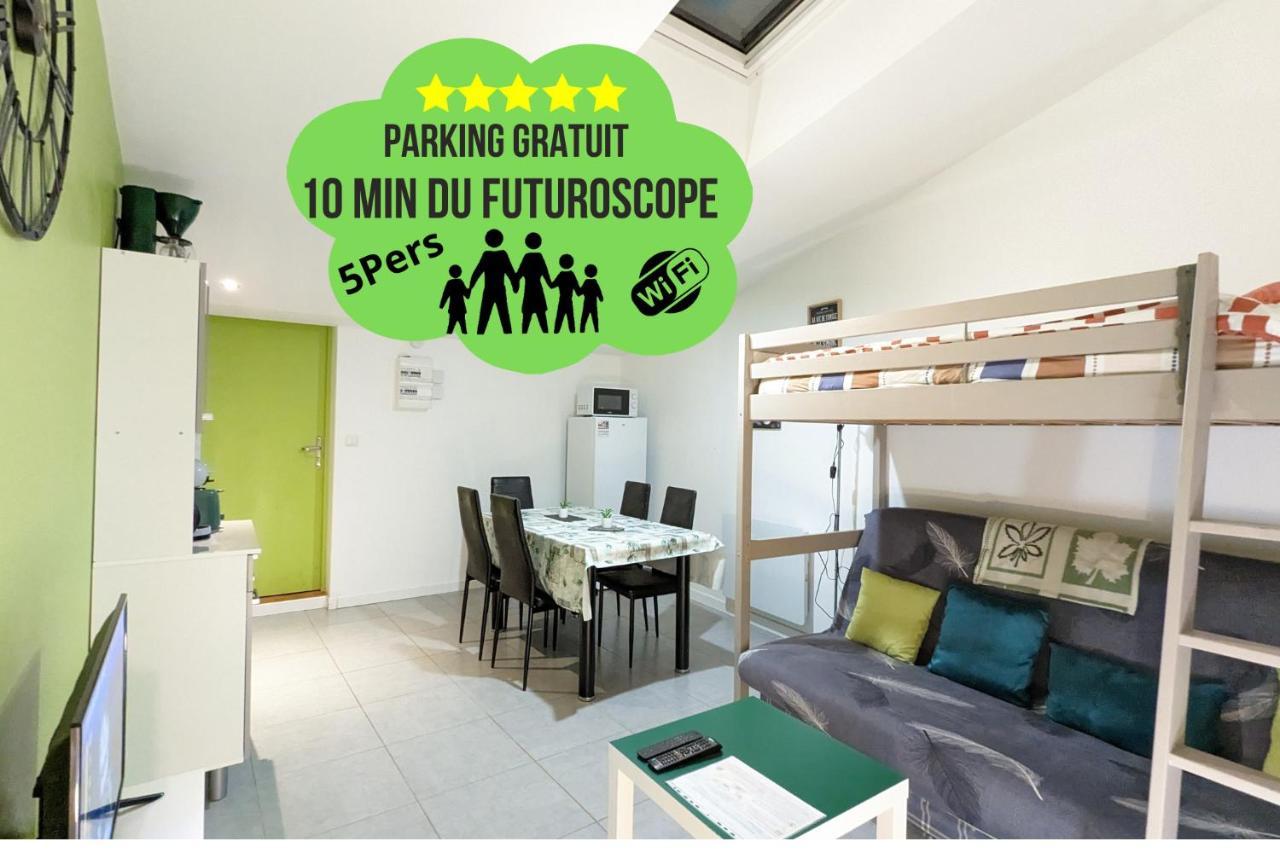 Appartement Entier Meuble A Beaumont Proche Futuroscope Et Poitiers Technopole Ngoại thất bức ảnh